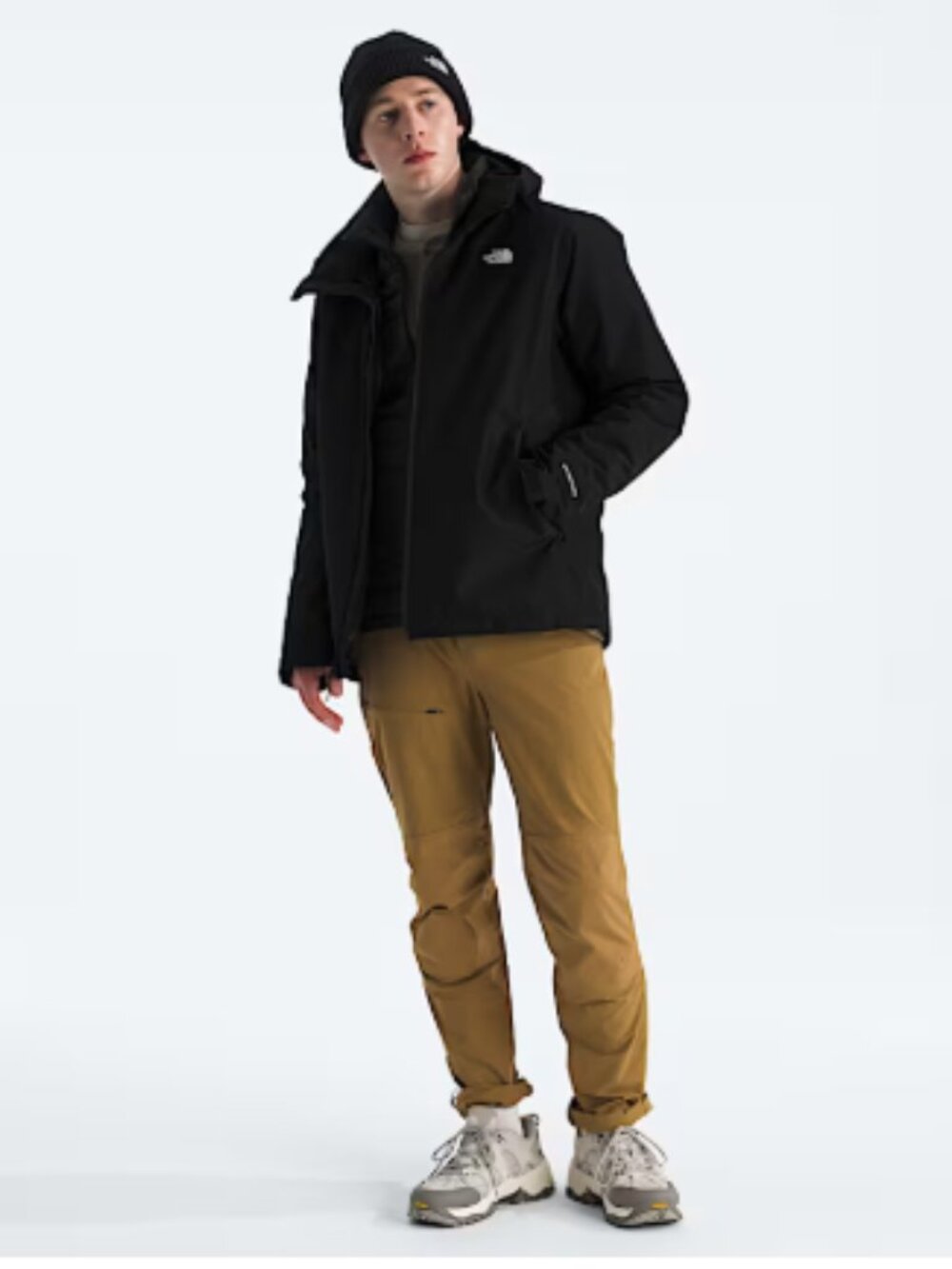 The North Face Black 3-in-1 Hooded Jacket